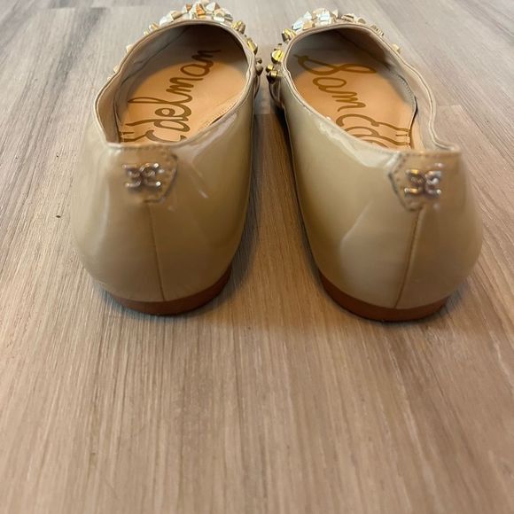 Sam Edelman 8.5 Savana Nude Spike Studded Pointed Ballet Flats - Picture 9 of 11